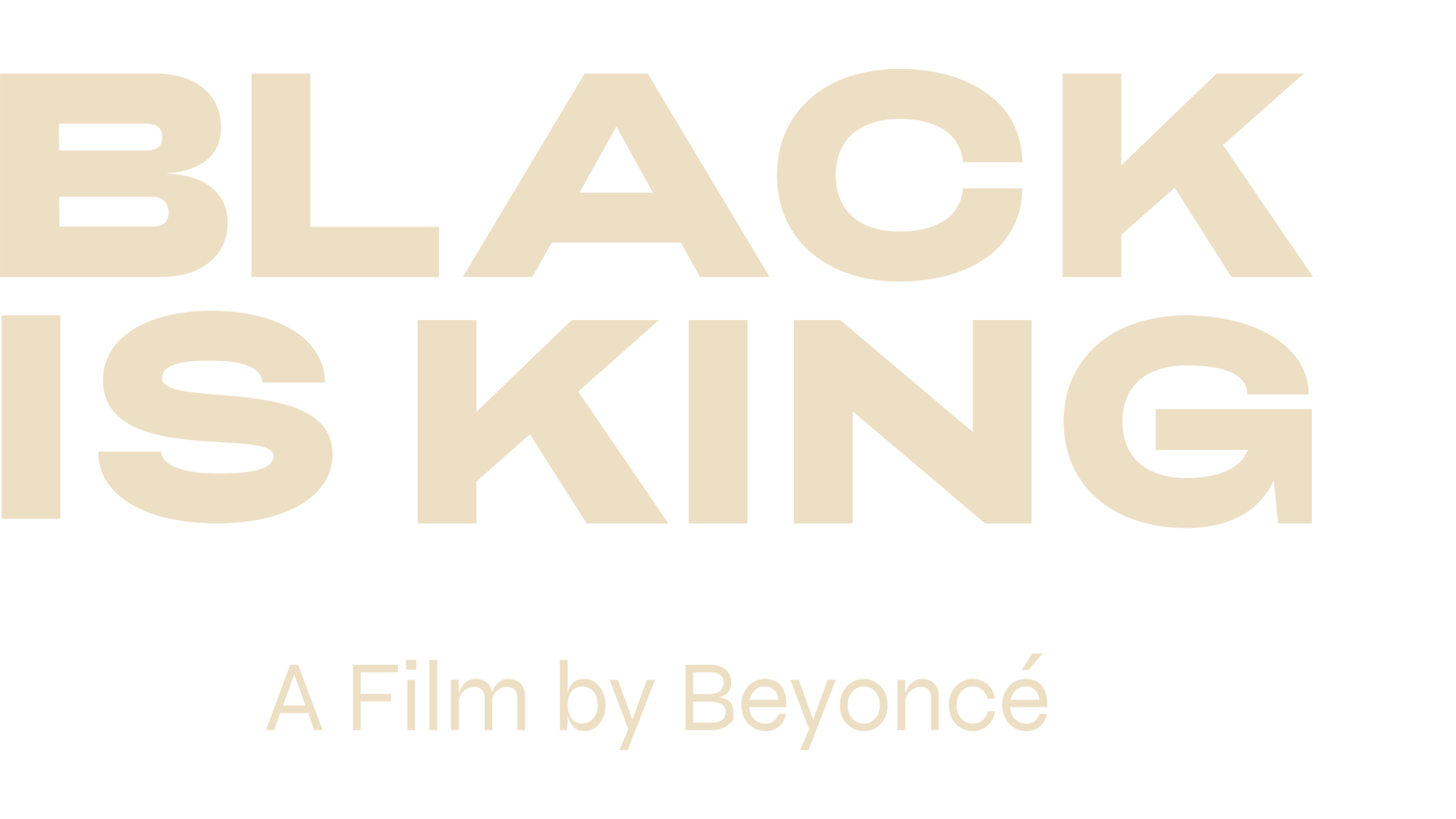 Black Is King