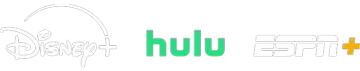 Hulu Disney+ ESPN+ Bundle Logos 