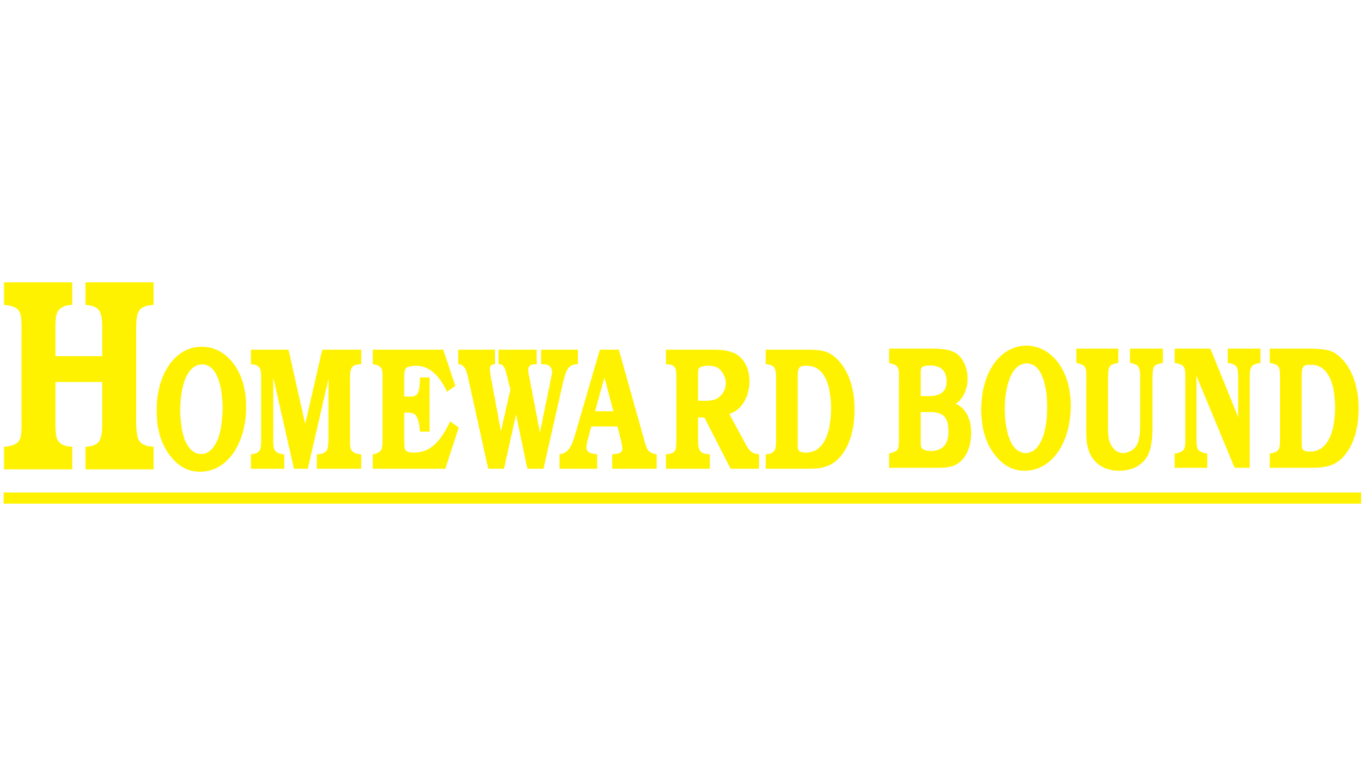 Homeward Bound: The Incredible Journey