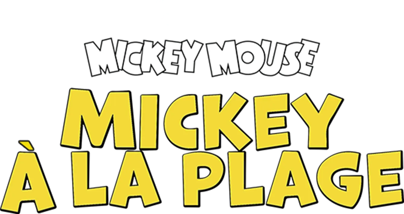 Mickey à la plage