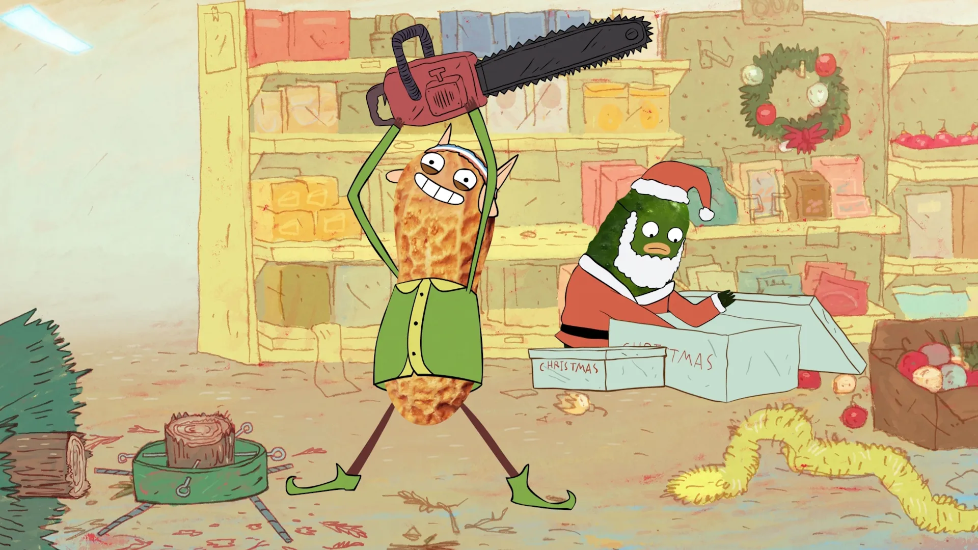 thumbnail - S1:E10 A Cabbage Day Miracle / Springtime for Christmas / Yellow Snow