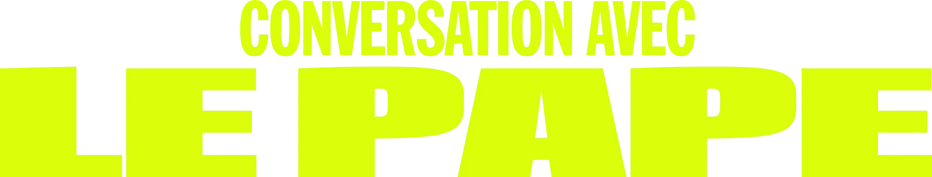 Conversation avec le Pape