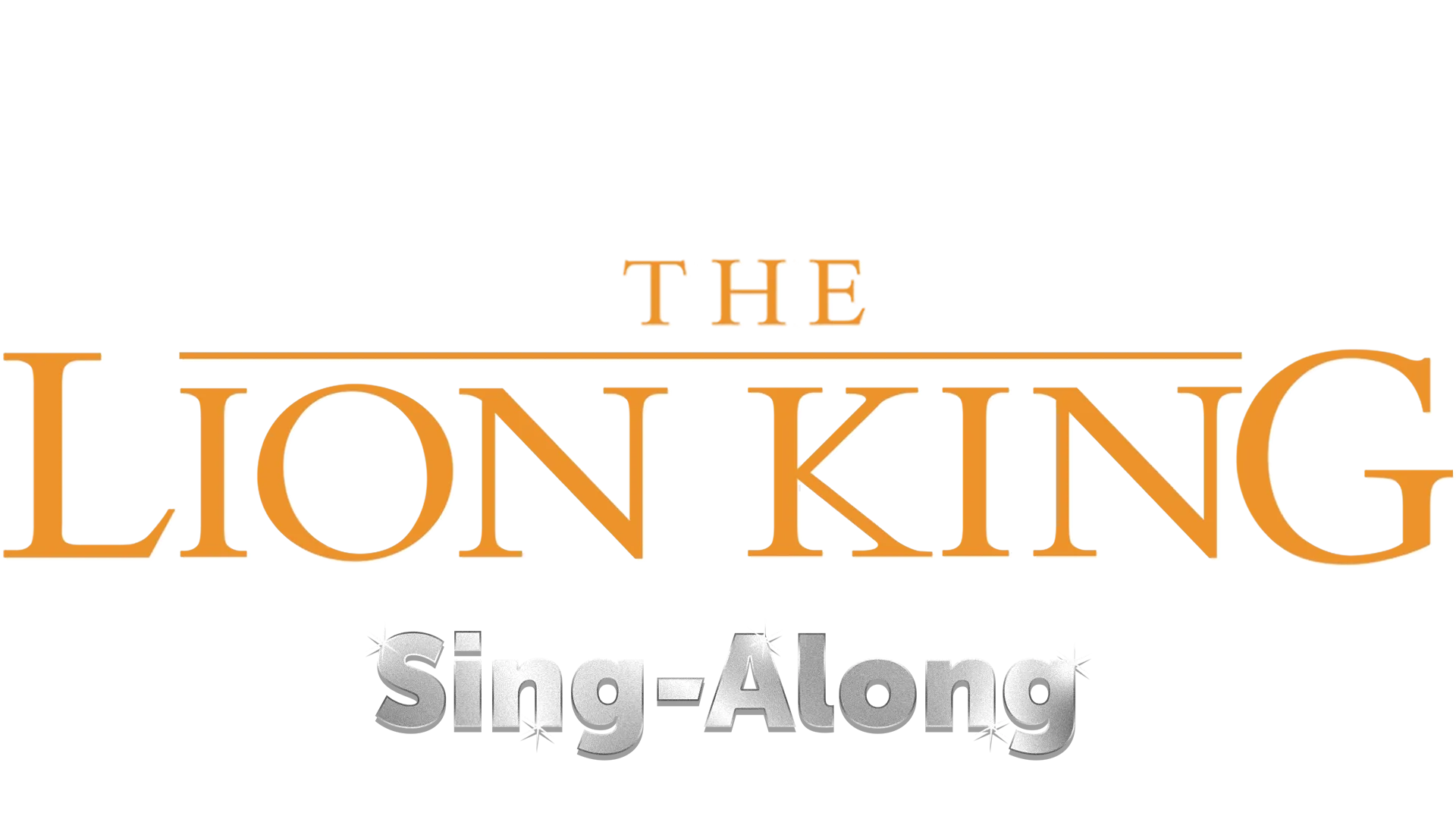 The Lion King Sing-Along