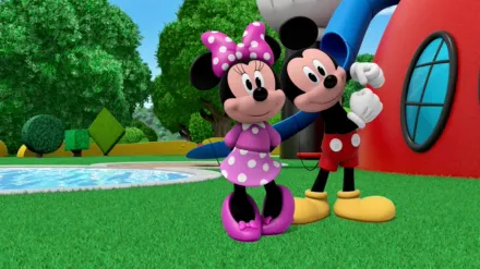 Mickey+ Shorts: Mickey + Stitch