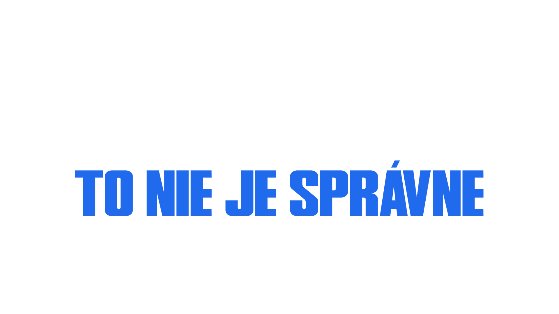 Sebastian Maniscalco: To nie je správne
