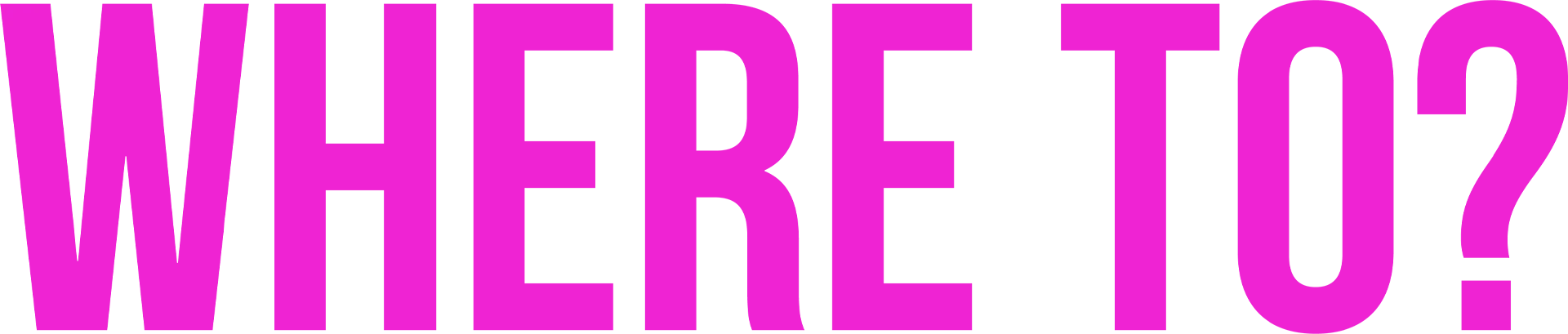 Where To?