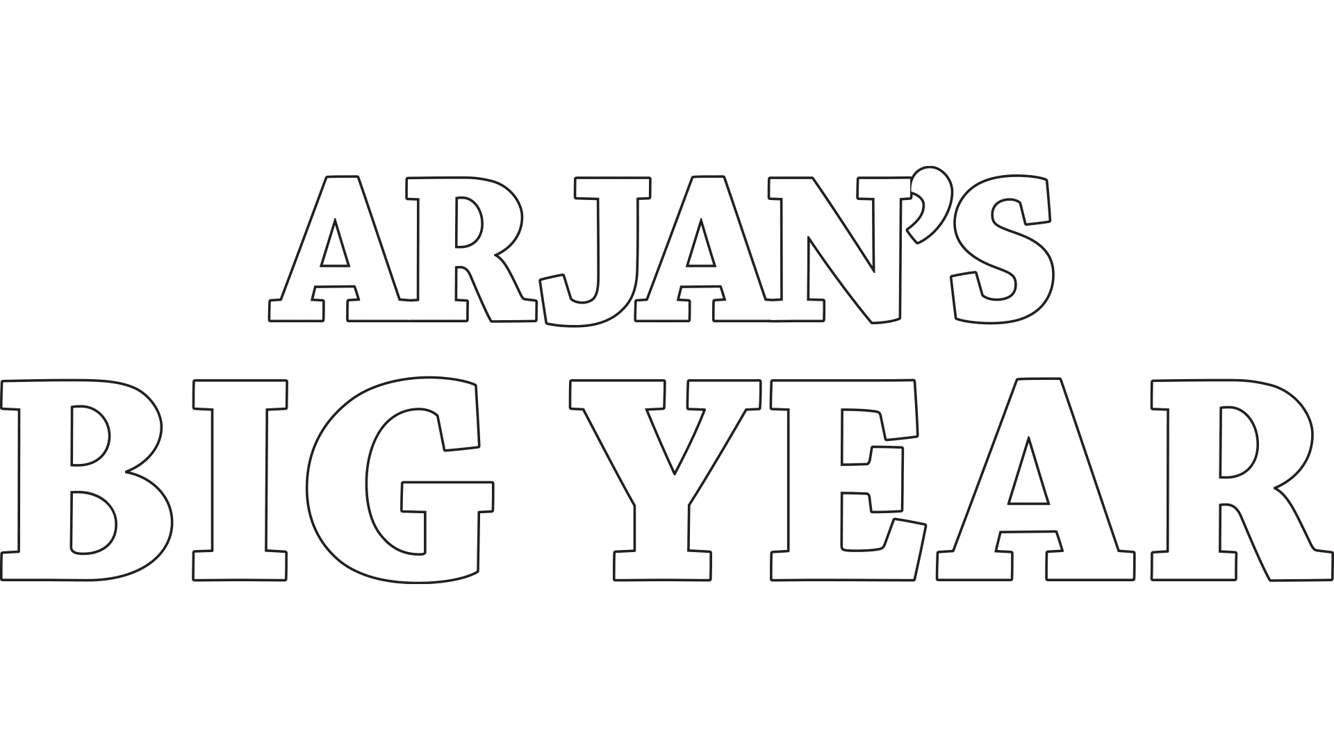 Arjan's Big Year