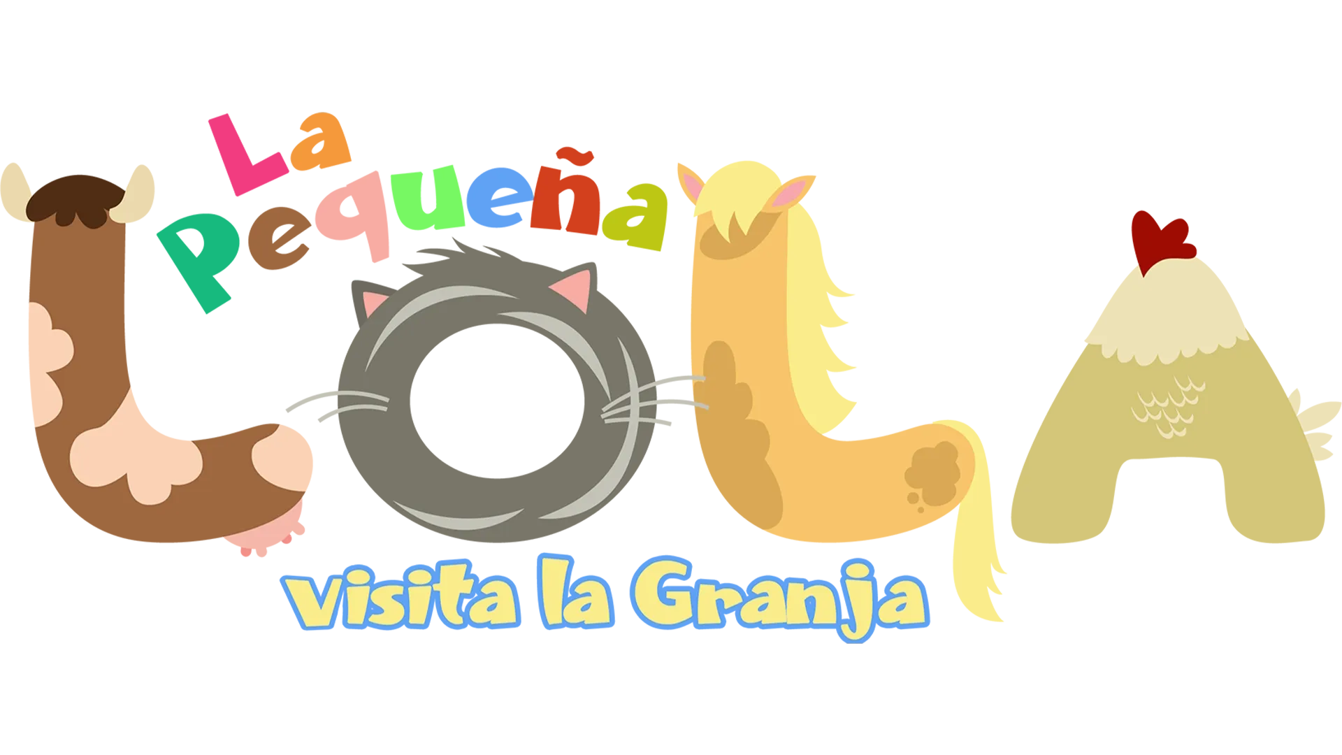 La pequeña Lola visita la granja