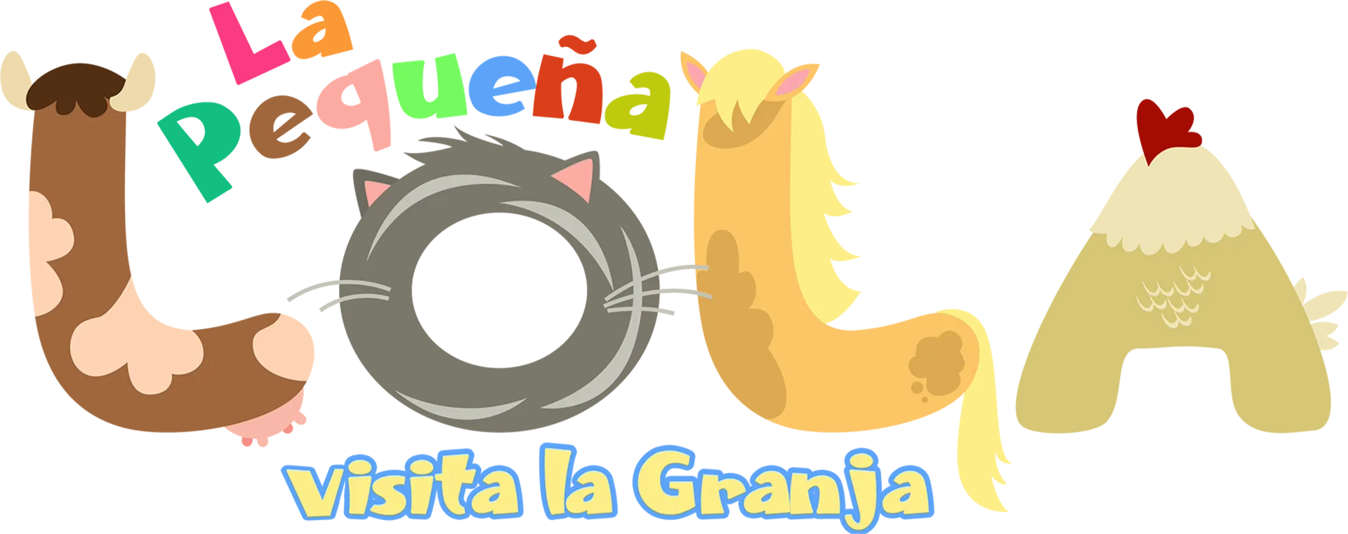 La pequeña Lola visita la granja