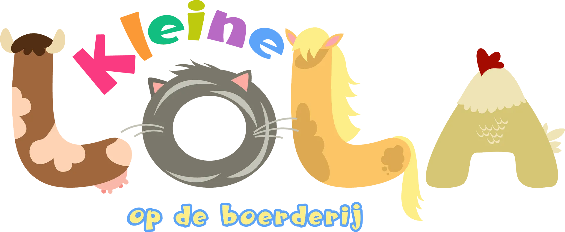 Kleine Lola op de boerderij