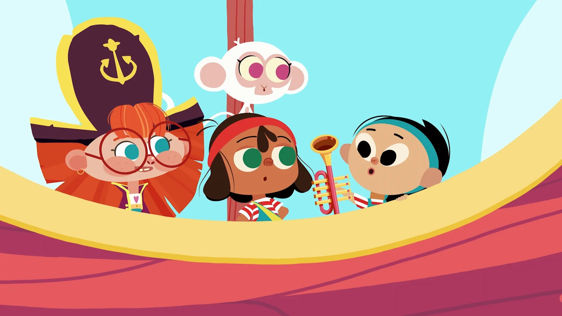 thumbnail - S2:E3 Conch 1/ Mermaid 1/ Porcupine 1 (Ahoy Pirates (2020))