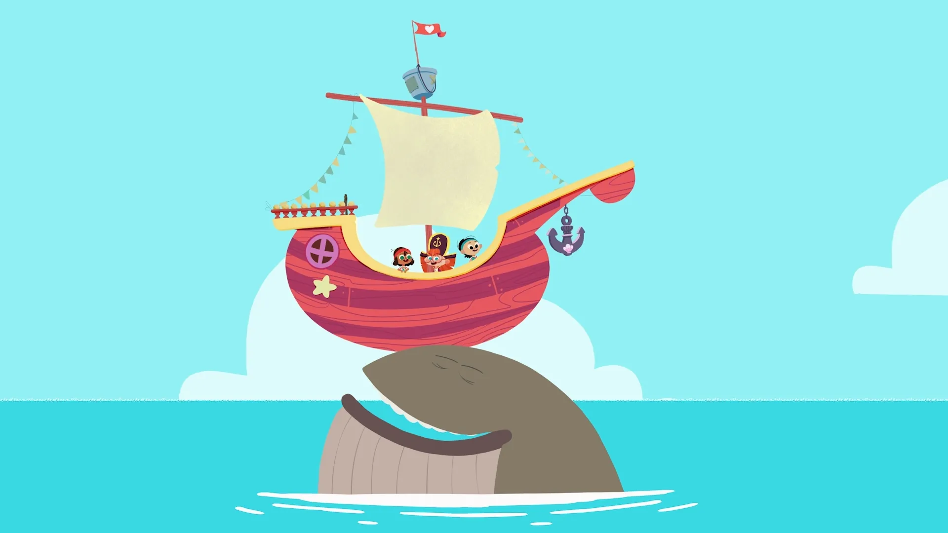 thumbnail - S3:E2 Flying Fish 1/ Seal 1/ Penguin 1 (Ahoy Pirates (2020))
