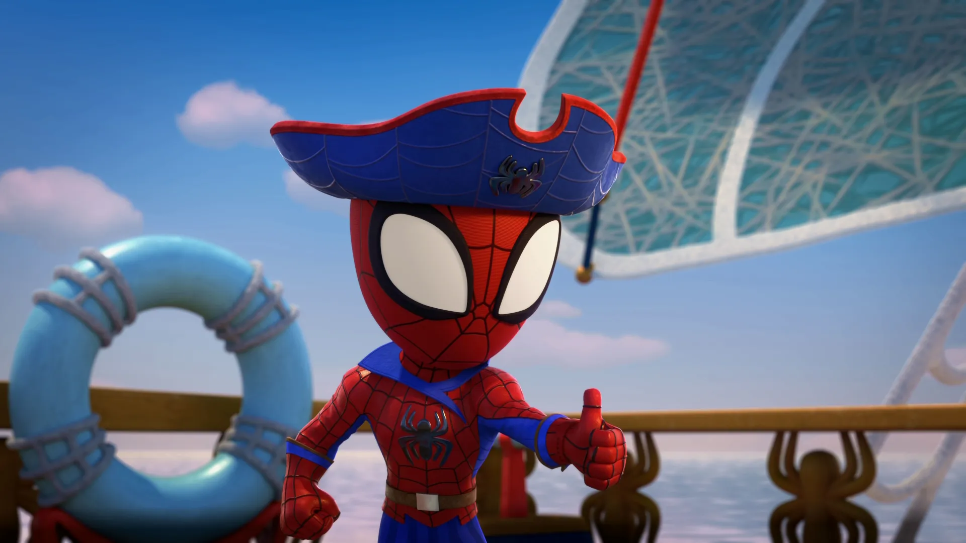 thumbnail - S4:E11 Saving Spider Island / A Ribbiting Rescue