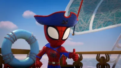 thumbnail - S4:E11 Saving Spider Island / A Ribbiting Rescue