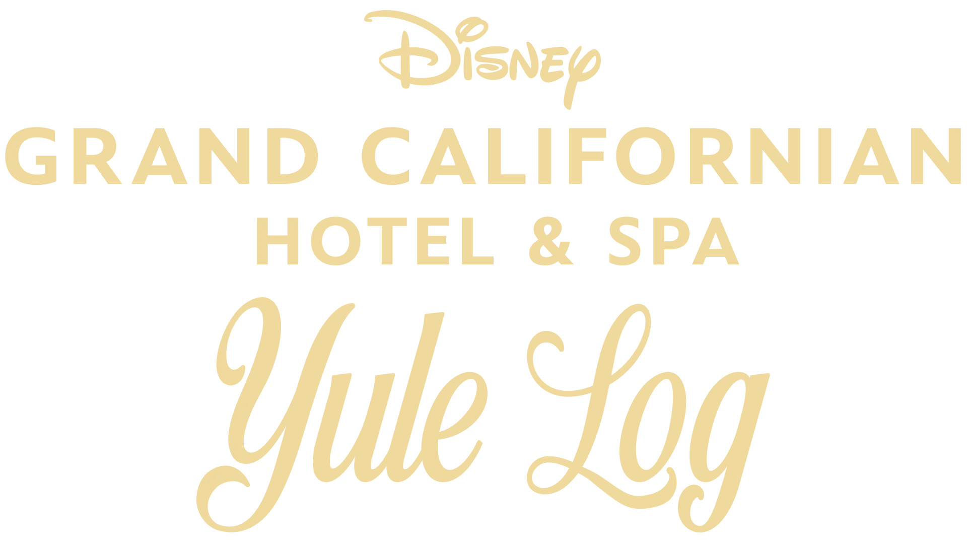 Disney's Grand Californian Hotel & Spa Yule Log