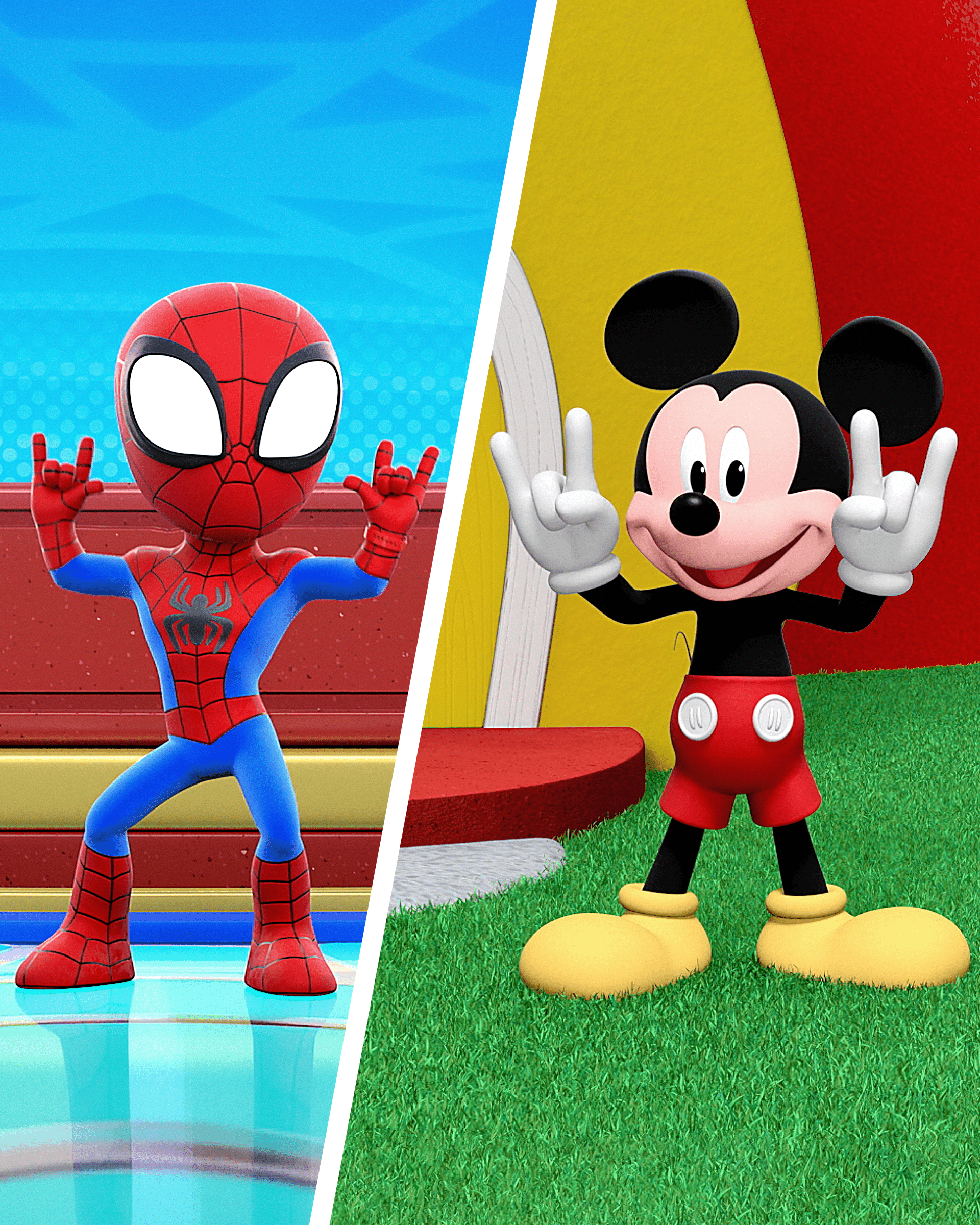 Mickey+ Shorts: Mickey+ Spidey