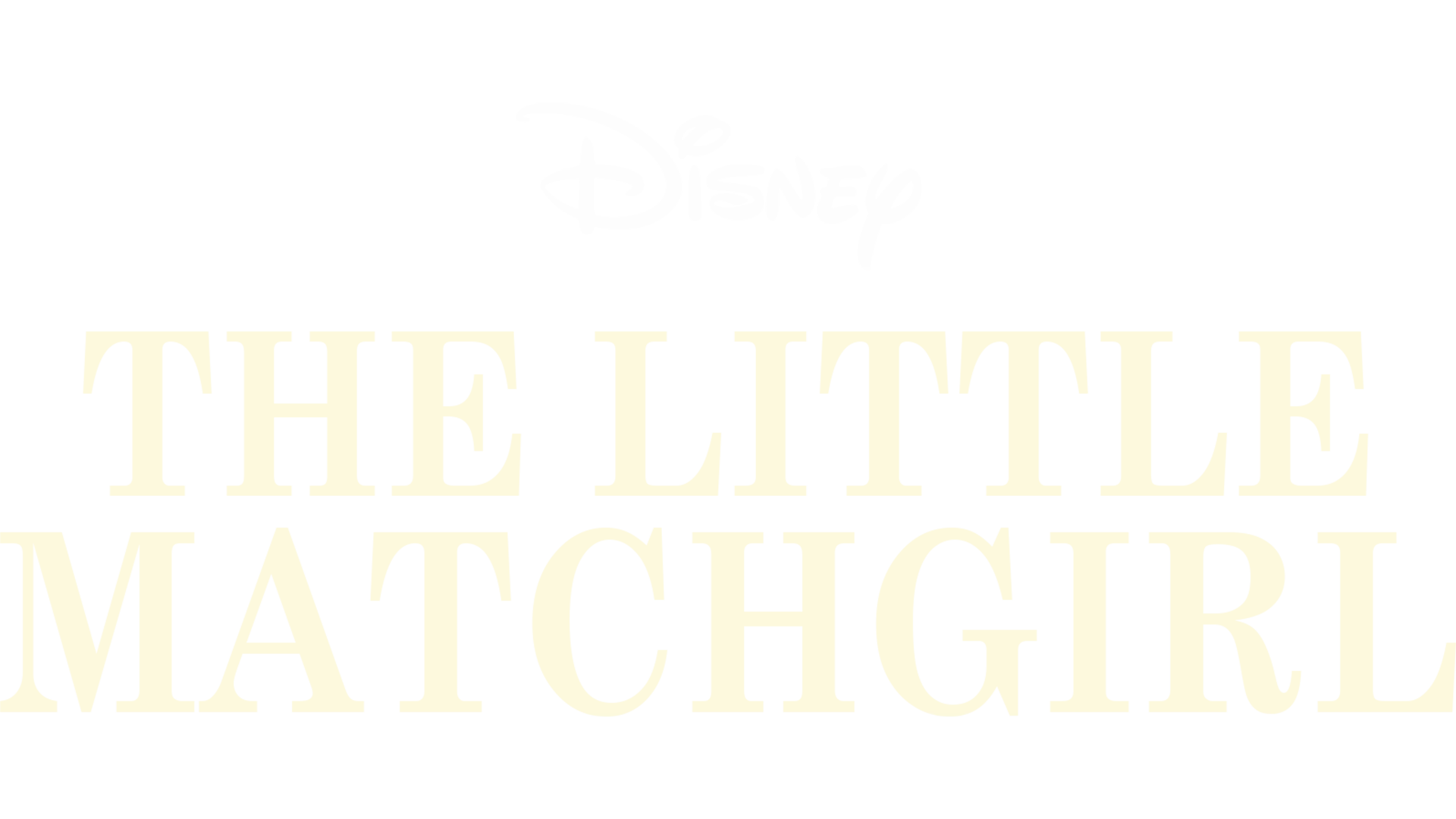The Little Matchgirl
