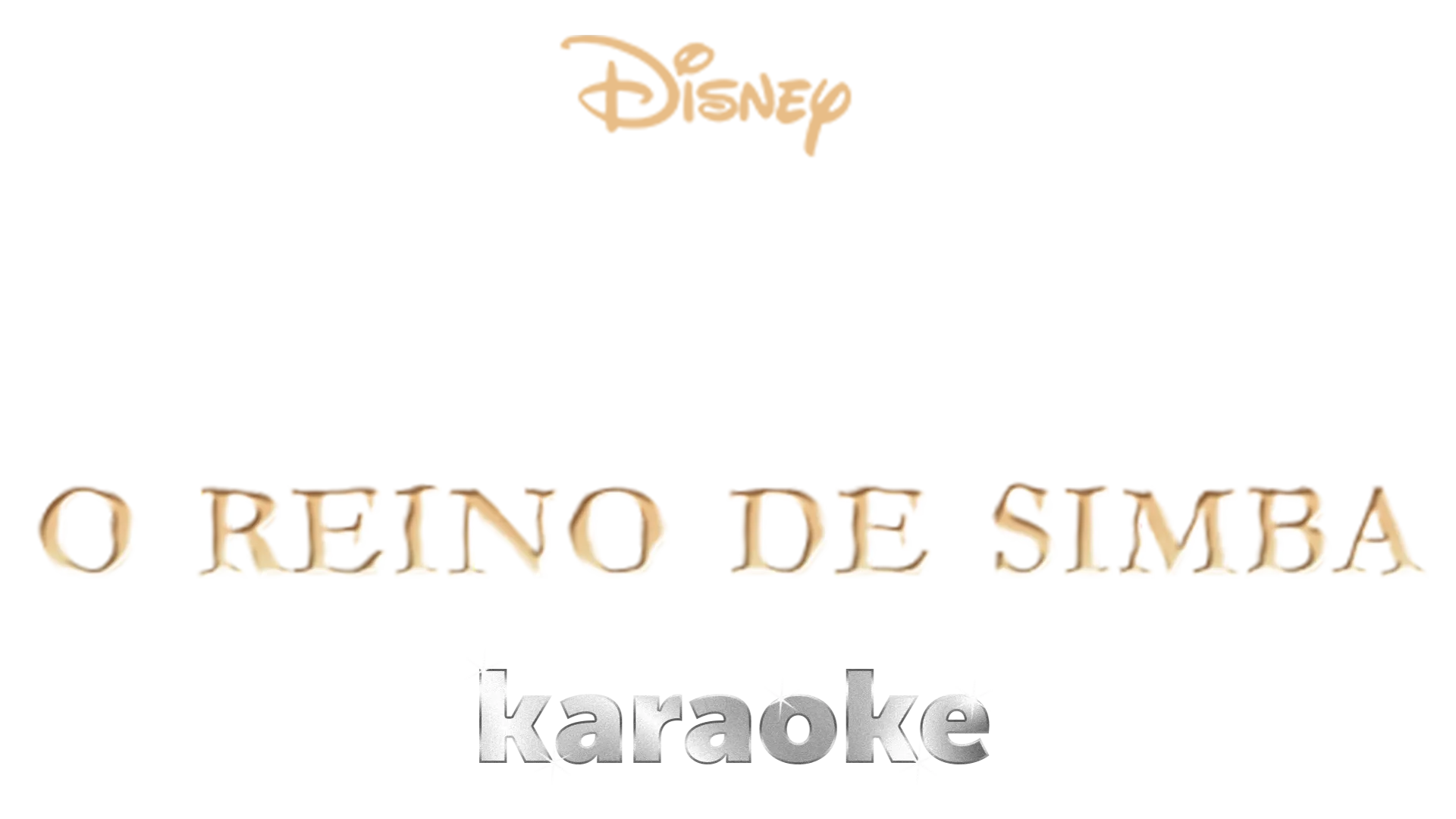 O Rei Leão II - O Reino de Simba  karaoke