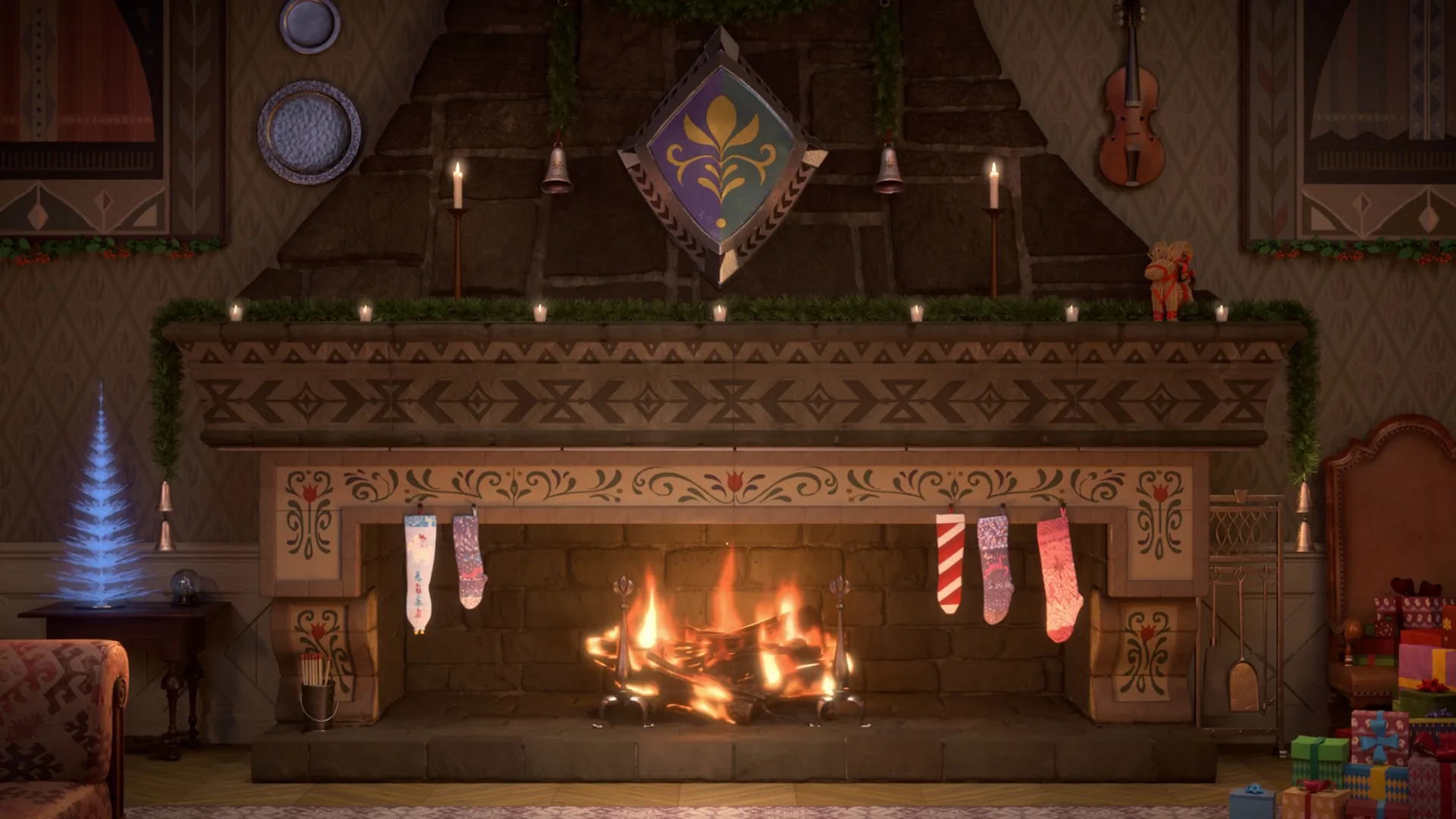 Arendelle Castle Yule Log