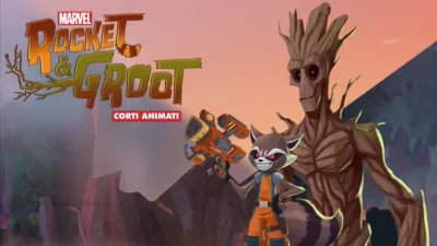 thumbnail - Rocket & Groot (Corti animati)