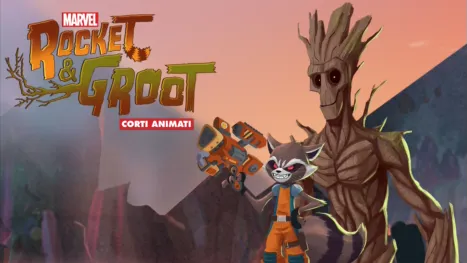 thumbnail - Rocket & Groot (Corti animati)