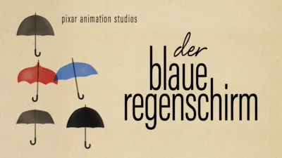 Der blaue Regenschirm