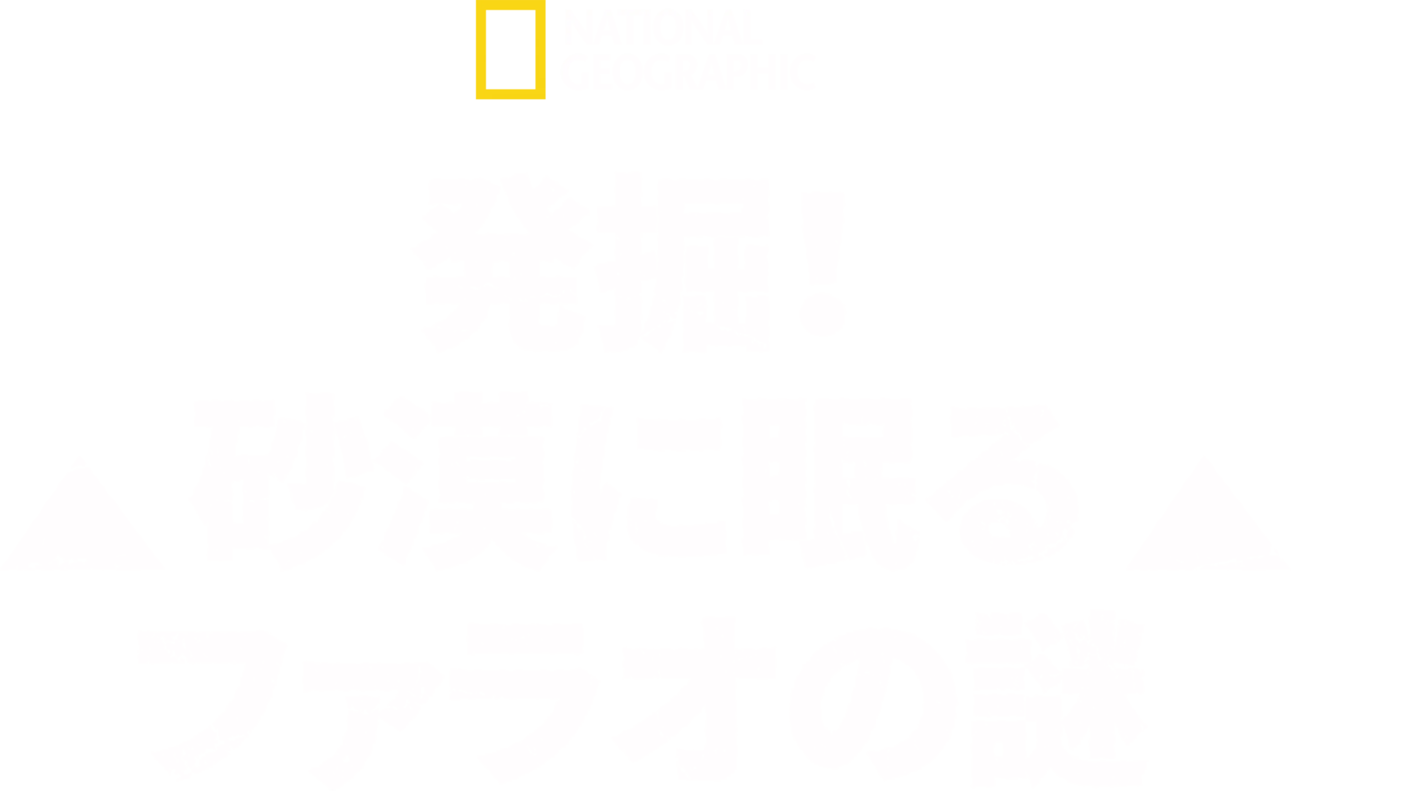 発掘！砂漠に眠るファラオの謎