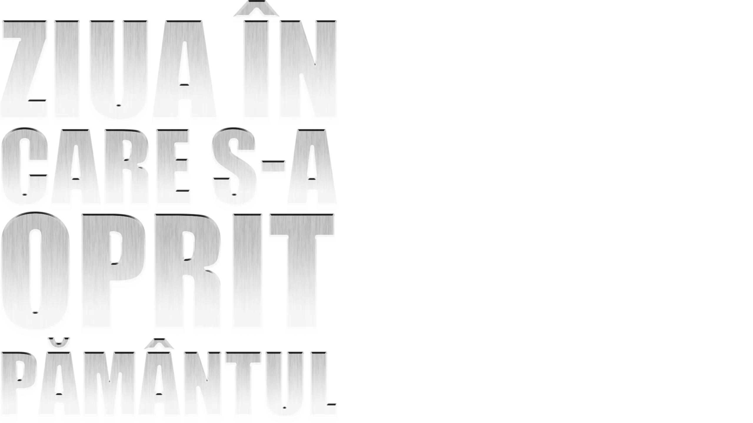 Ziua în care s-a oprit Pământul