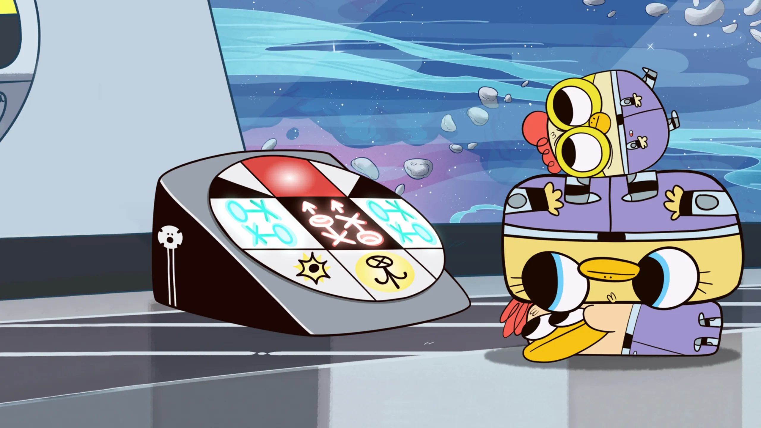 Les Poulets de l'Espace (courte)