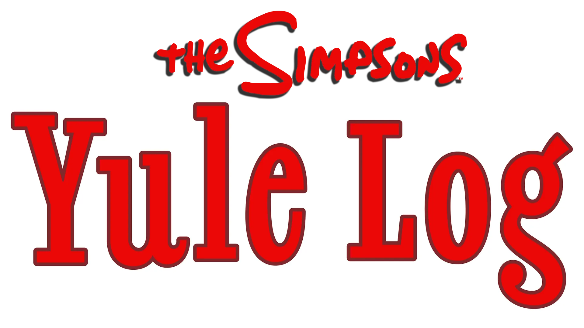 The Simpsons Yule Log