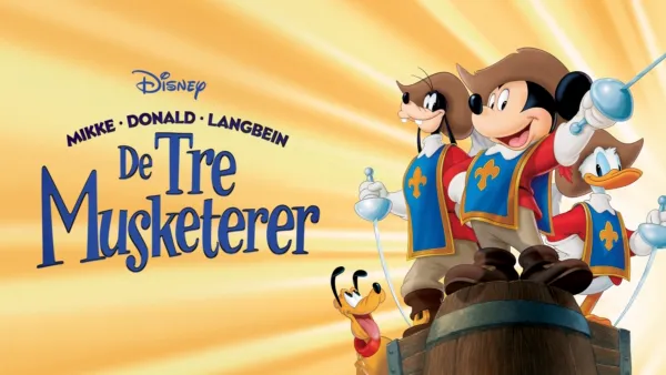 thumbnail - Mikke, Donald, Langbein: De tre musketerer