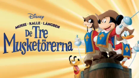 thumbnail - Musse, Kalle och Långben - De Tre musketörerna