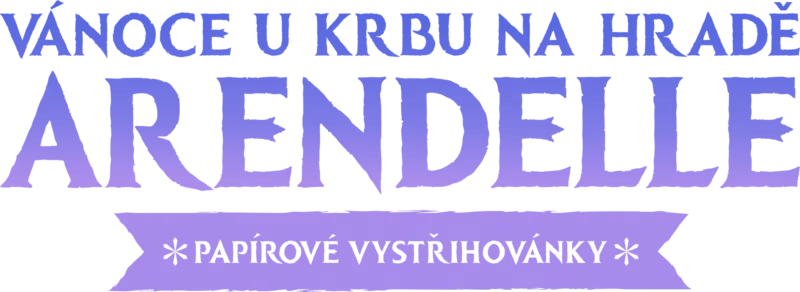 Vánoce u krbu na hradě Arendelle: Papírové vystřihovánky