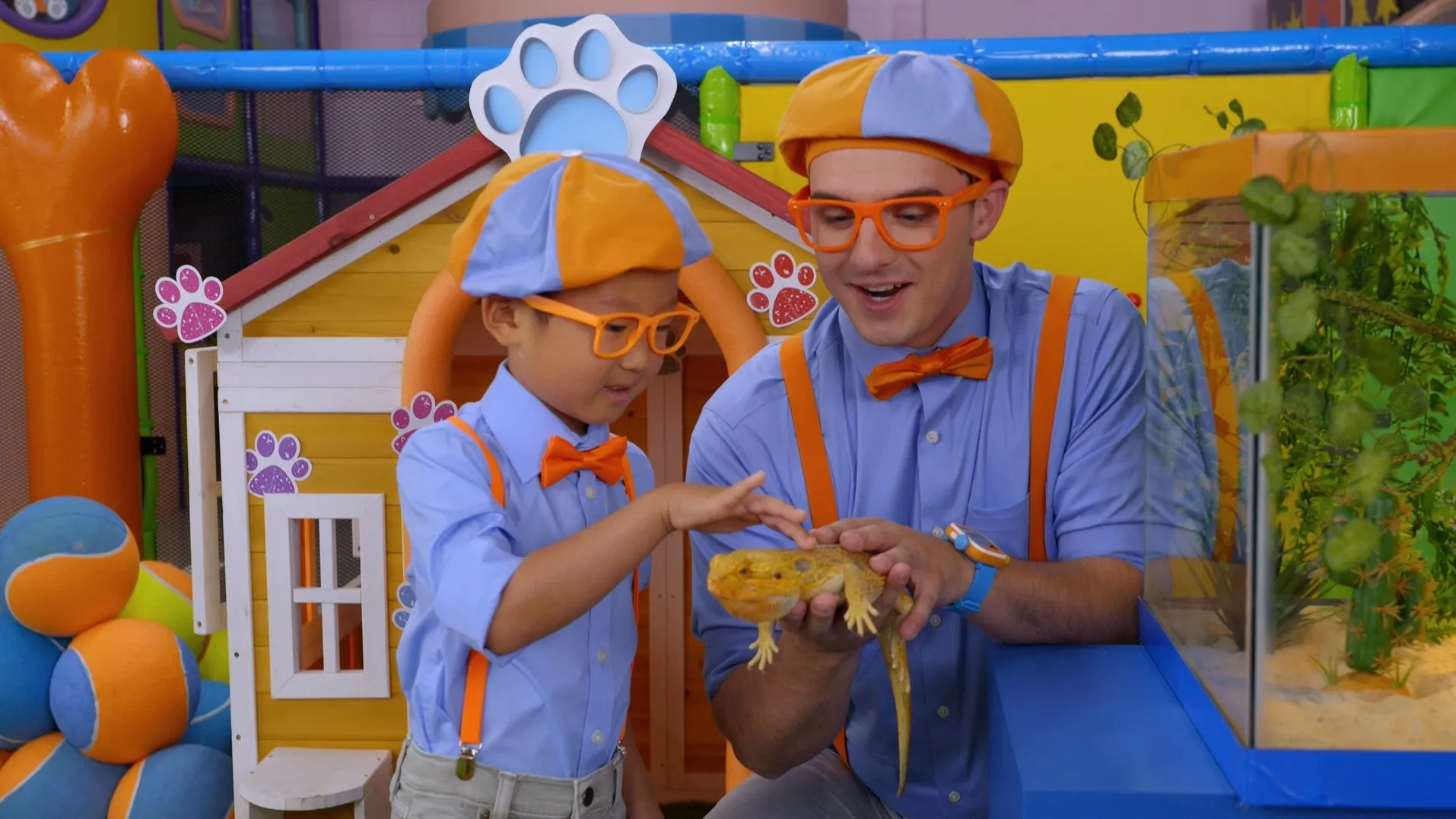 thumbnail - S2:E3 Blippi and Everest on a Dinosaur Lizard Hunt