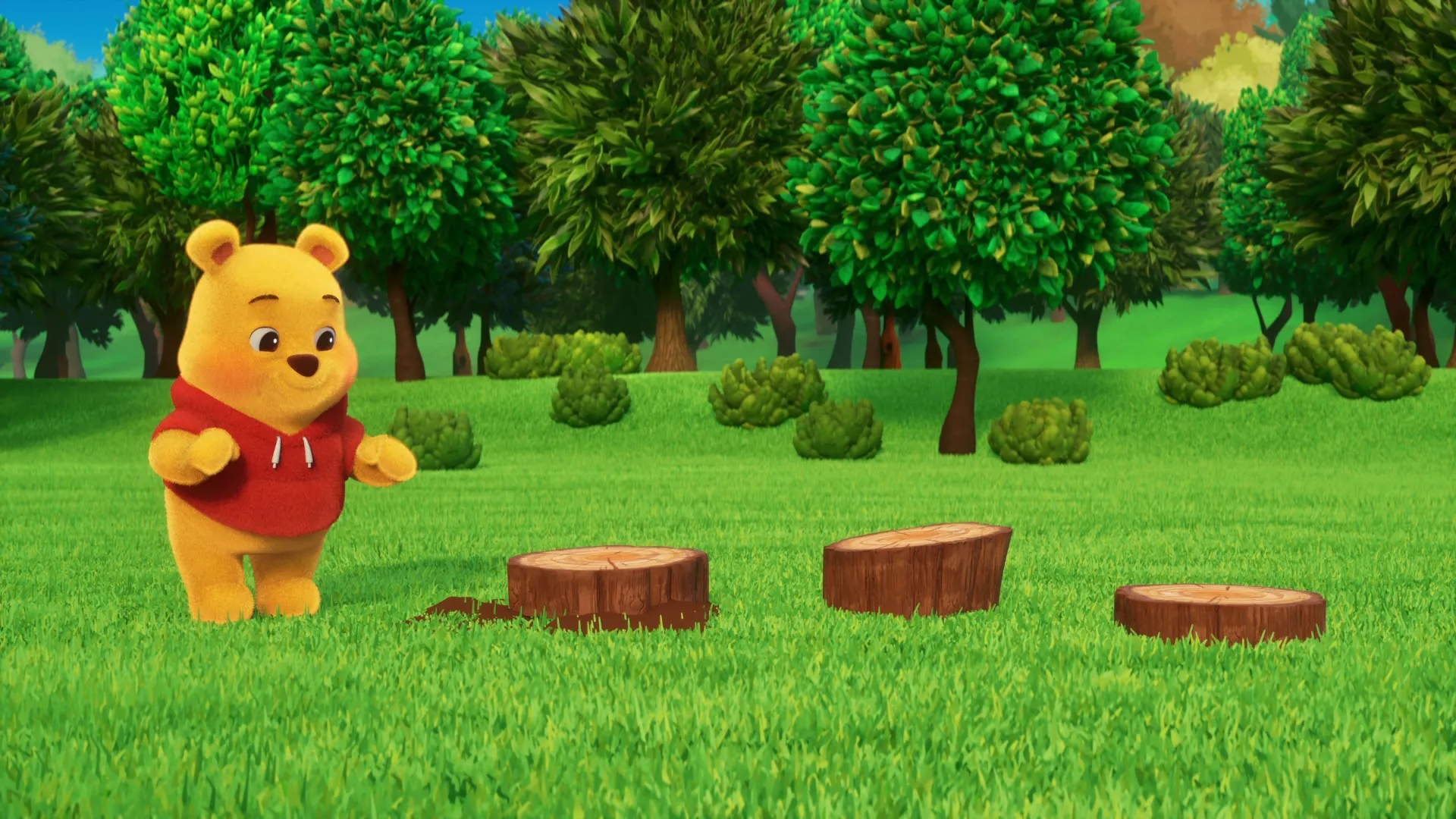 thumbnail - S3:E10 Tigger and Eeyore Play Jumps on Stumps