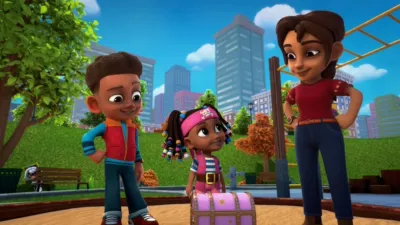 thumbnail - S4:E15 The Treasure of Billie the Pirate / Big City, Little Landshark