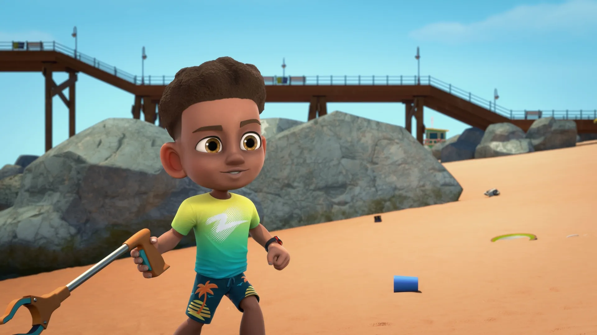 thumbnail - S4:E17 Dolphin Rescue / Gobby's Trash Day Takeover