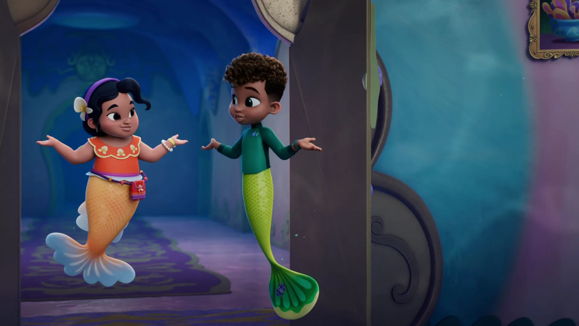 thumbnail - S2:E6 Flounder’s Boo Boo / The Marvelous Mahi-Mahi Brothers