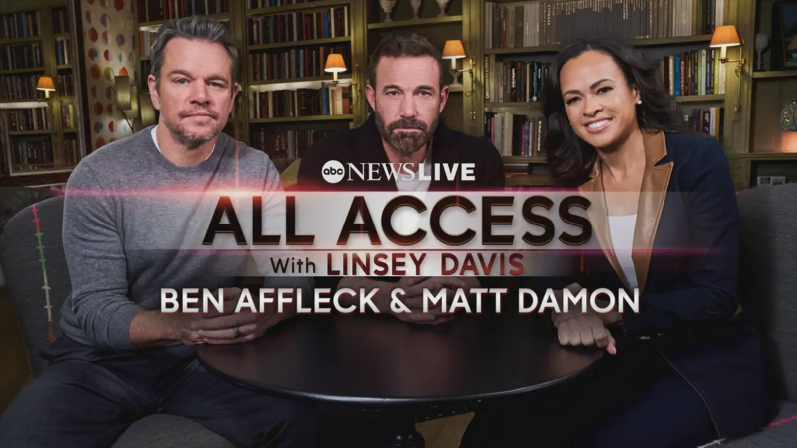 thumbnail - All Access with Linsey Davis: Ben Affleck and Matt Damon