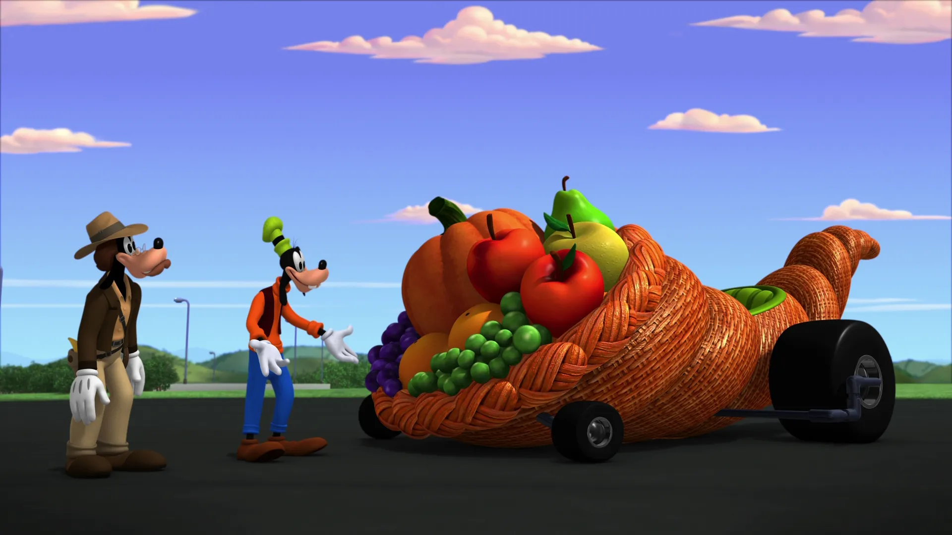 thumbnail - S1:E7 Mickey's Thanksgiving Fun Race! /Happy Thanksgiving Helpers