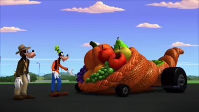 thumbnail - S1:E7 Mickey's Thanksgiving Fun Race! /Happy Thanksgiving Helpers