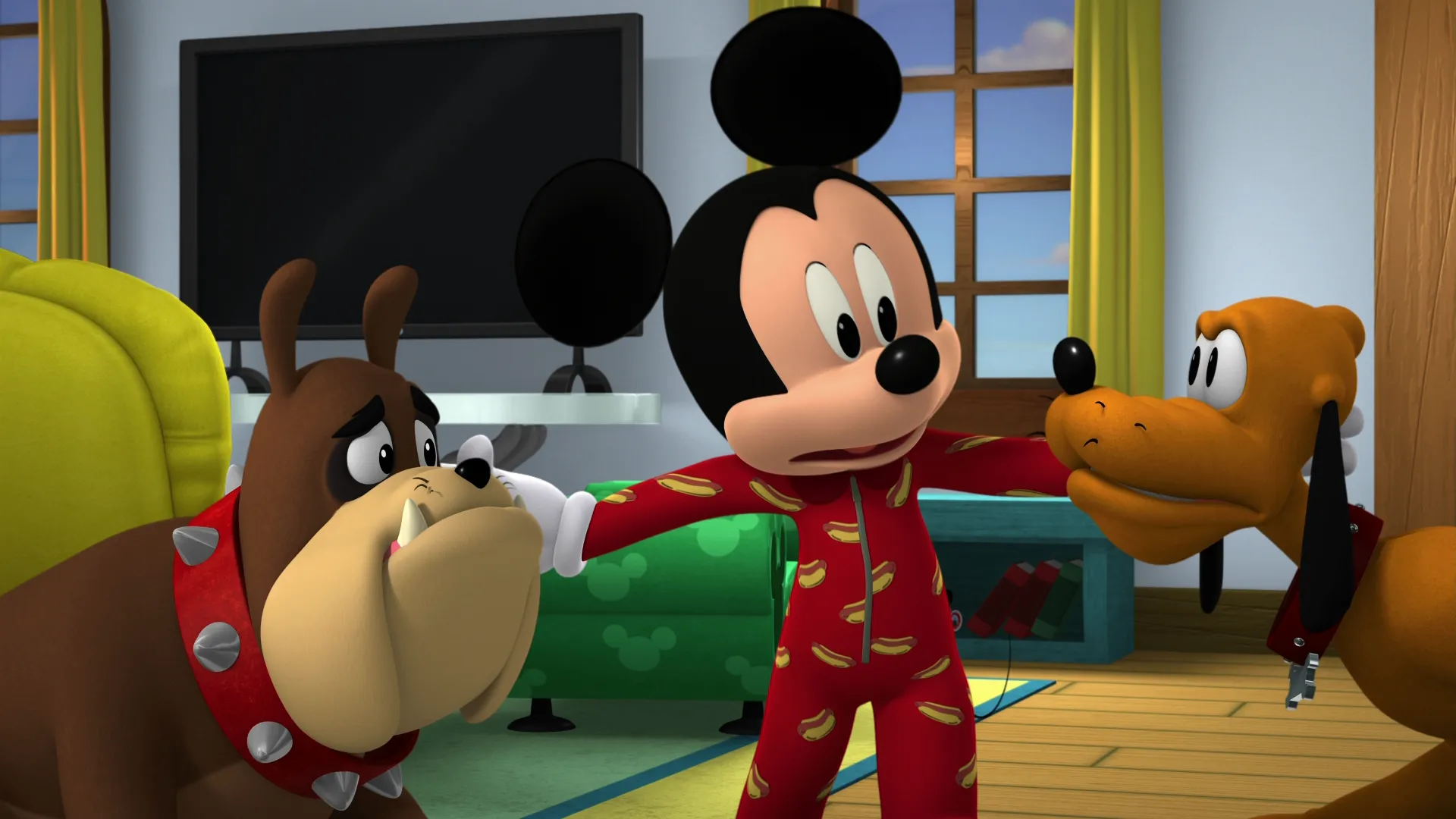 thumbnail - S1:E19 Mickey's Roommate / Minnie's Bow-Tell