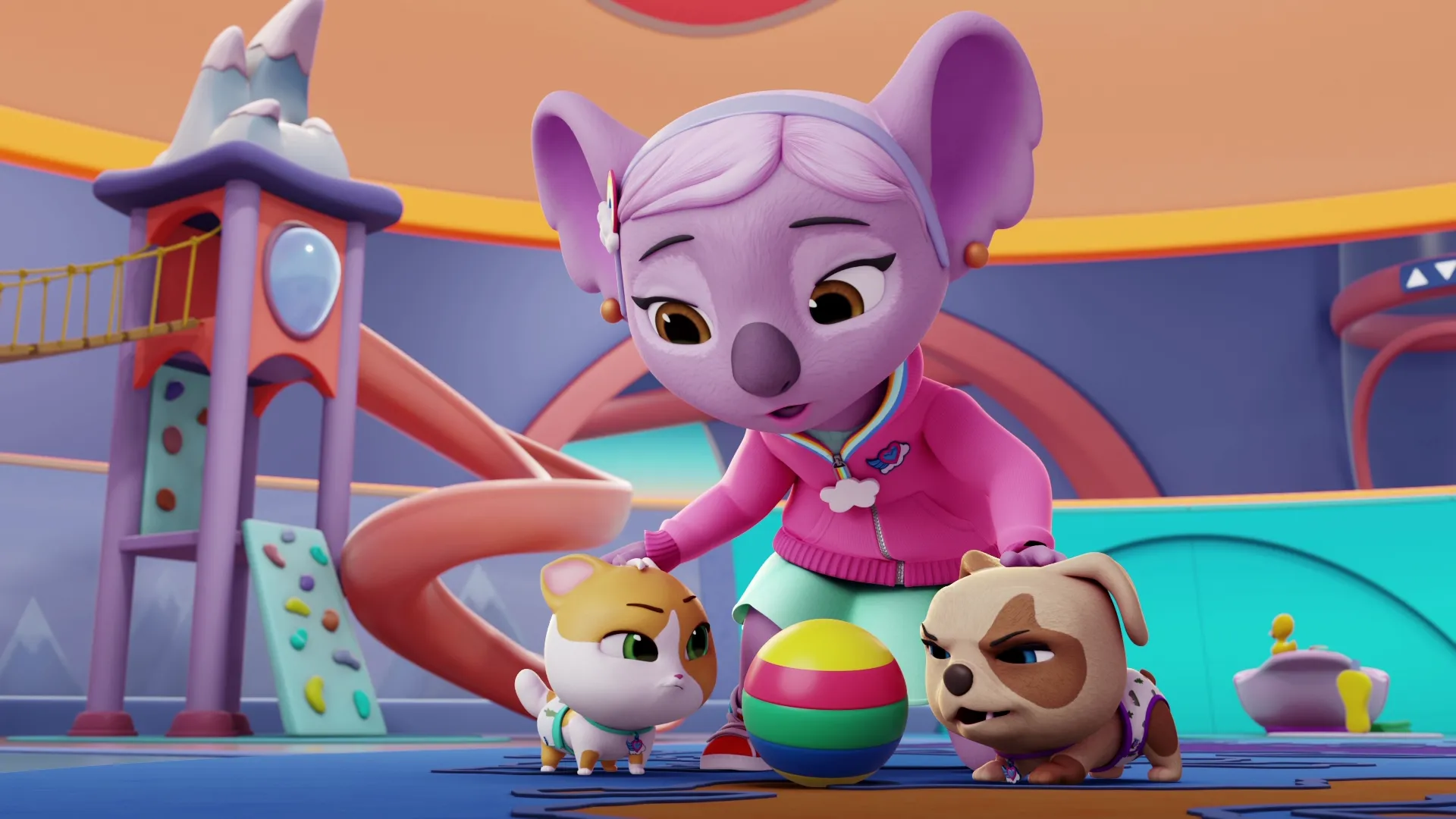 thumbnail - S1:E12 Like Cats and Dogs / The Bouncy Bouncy Baby