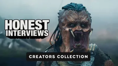 thumbnail - Honest Trailers Interview - Predator: Badlands | Screen Junkies | Creators Collection