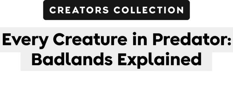 Every Creature in Predator: Badlands Explained | Marvelous Videos | Creators Collection