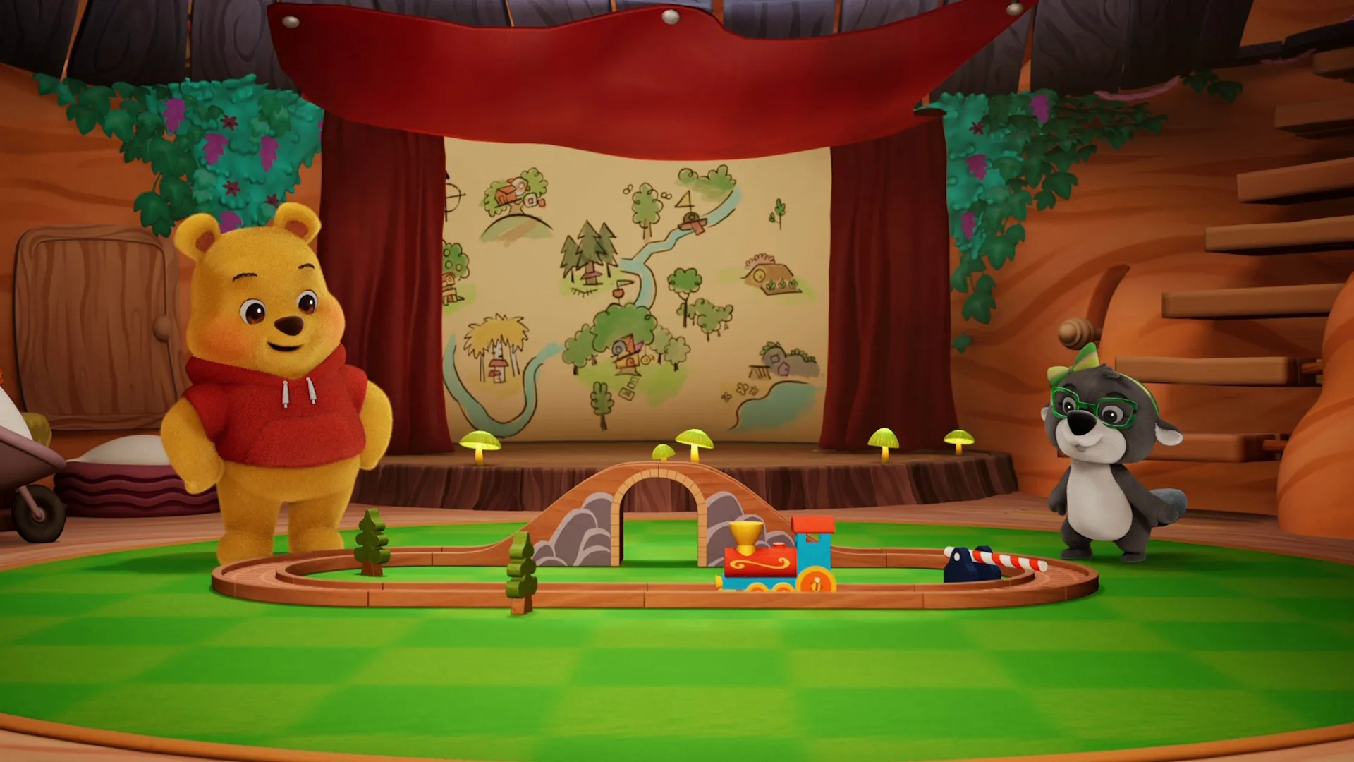 thumbnail - S3:E8 Bea Plays with a Toy Train