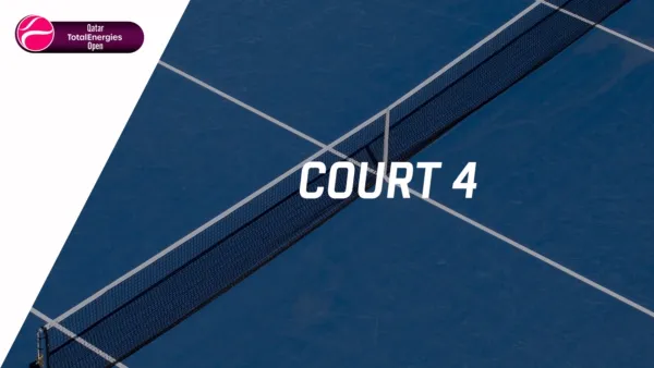 thumbnail - Qatar TotalEnergies Open / Court 4 (Doubles)