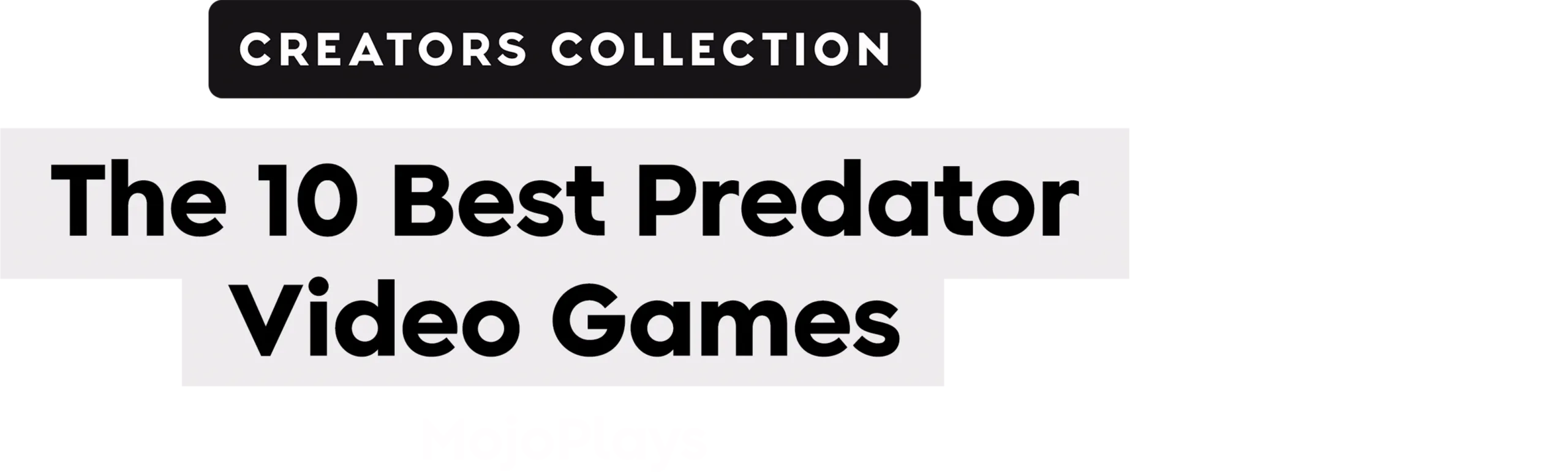 The 10 Best Predator Video Games | MojoPlays | Creators Collection