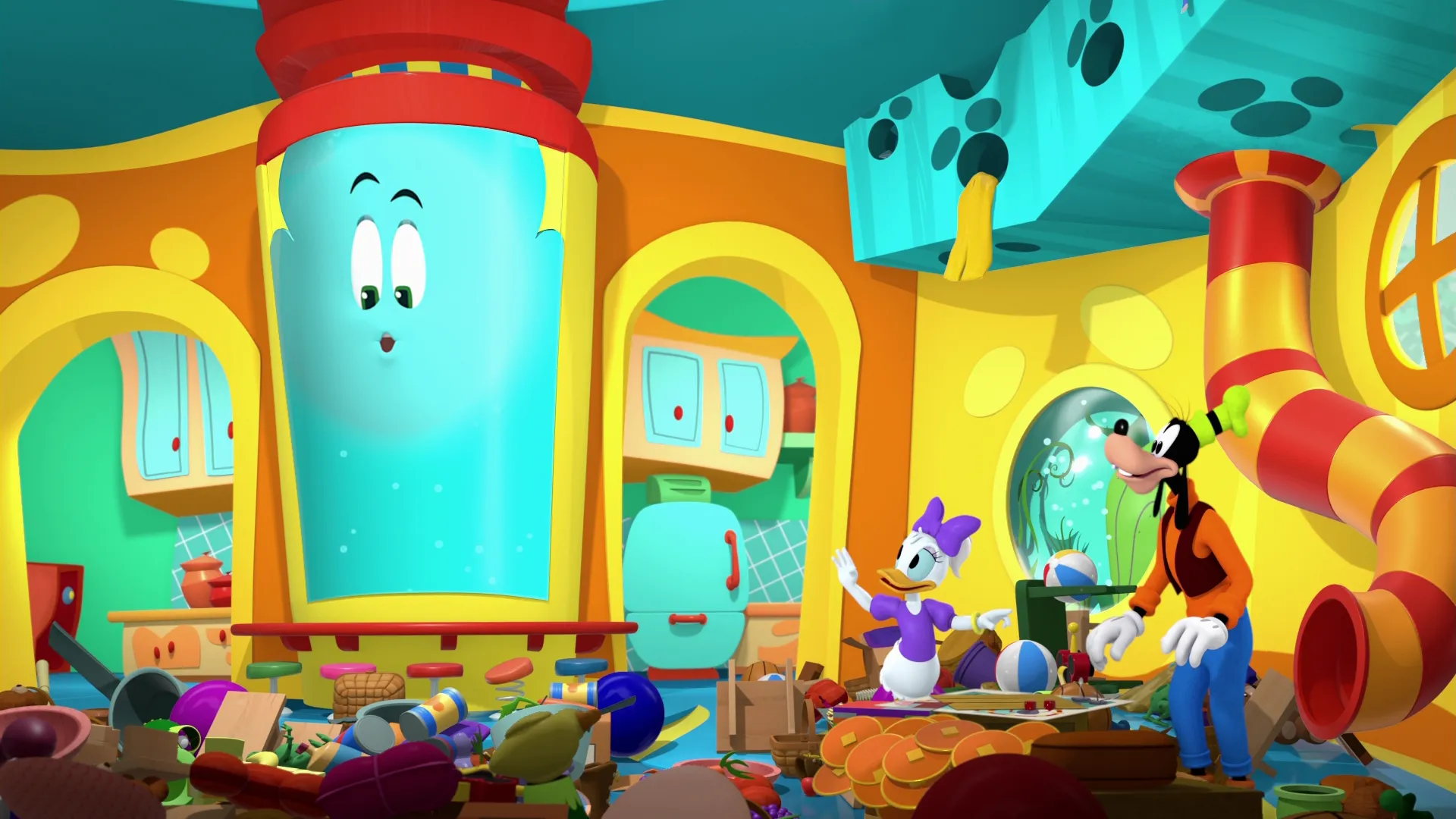 thumbnail - S1:E10 Daisy & Goofy Clean Up!/ Crayon World!