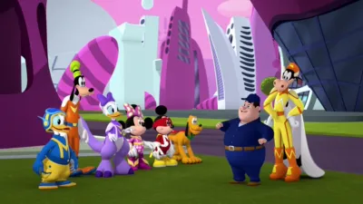 thumbnail - S1:E18 The Fantabulous Five (Plus One)! / Mickey Meets Rocket Mouse!